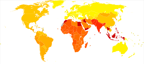 Disability-adjusted life year for macular degeneration and other (sense organ diseases) per 100,000 inhabitants in 2004