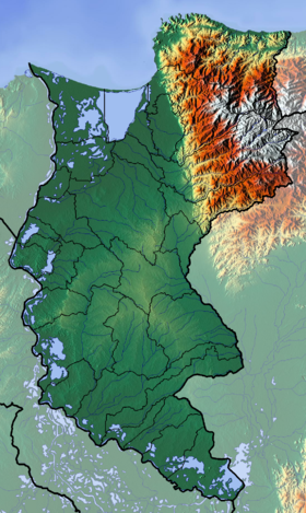 Voir sur la carte topographique du Magdalena (administrative)