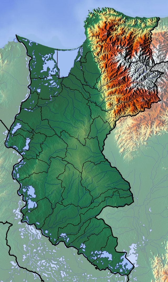 Topografija departmaja