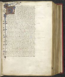 A version of the Charter of 1217, produced between 1437 and c. 1450 Magna Carta confirmed by Henry III.jpg