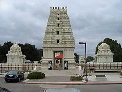 Hindu Temple in Malibu, California