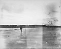 Man walking on ice, probably Alaska, probably 1900 (AL+CA 8123).jpg