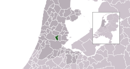 Oostzaans läge i Noord-Holland