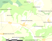Dombasle-en-Argonne所在地圖 ê uī-tì