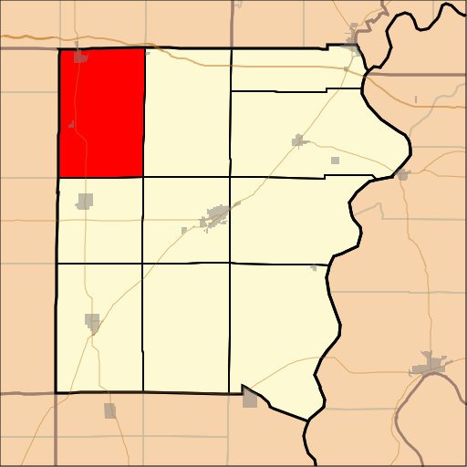File:Map highlighting Mill Shoals Township, White County, Illinois.svg