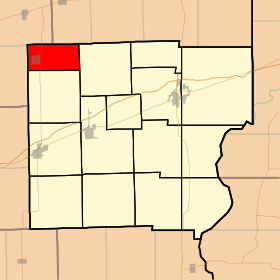 Locatie van Westfield Township