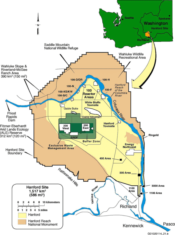 600px Map Of Hanford Site 