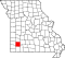 Map of Missouri highlighting Lawrence County.svg