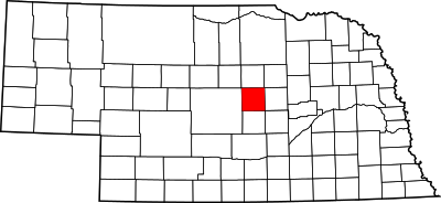 Map of Nebraska highlighting Valley County.svg
