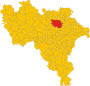 Kartta Pavian kunnasta (Pavian maakunta, Lombardian alue, Italia) .svg