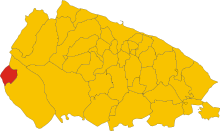Localisation de Poggiorsini