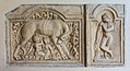 English: Relief of the Capitolinian she-wolf with mourning Genius at the porch (CSIR II/4, 362, 333) Deutsch: Relief der kapitolinischen Wölfin mit Trauergenius in der Vorhalle (CSIR II/4, 362, 333)