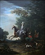 Marie-Antoinette hunting, 1783