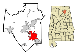 Kort for Albertville, Alabama