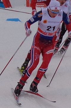 Mathias Rundgreen at the World Cup race in Lahti 2016