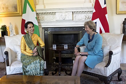 May meeting with State Counsellor of Myanmar and Nobel Peace Prize laureate Aung San Suu Kyi in September 2016