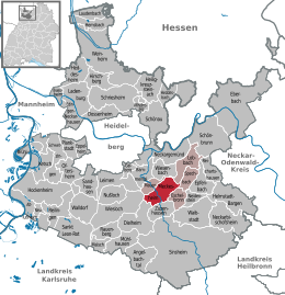 Meckesheim - Localizazion