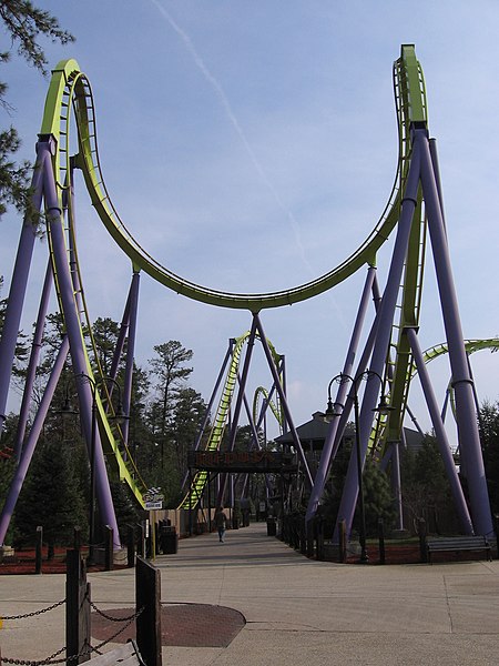 Medusa's cobra roll at Six Flags Great Adventure