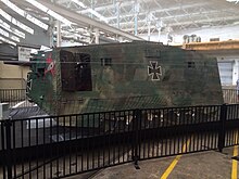 A7V Mephisto on display at The Workshops Rail Museum in Ipswich, Queensland, 2014