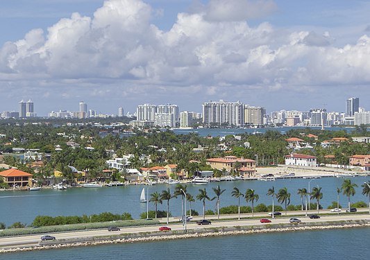 View of Miami, Florida