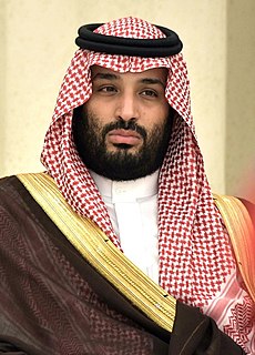 <span class="mw-page-title-main">Mohammed bin Salman</span> Saudi crown prince and Minister of Defense (born 1985)