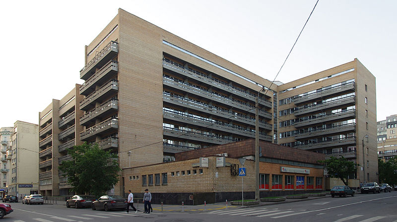 File:Moscow, appartment complex of Chech Diplomatic mission. Český dům Moskva (14252336889).jpg