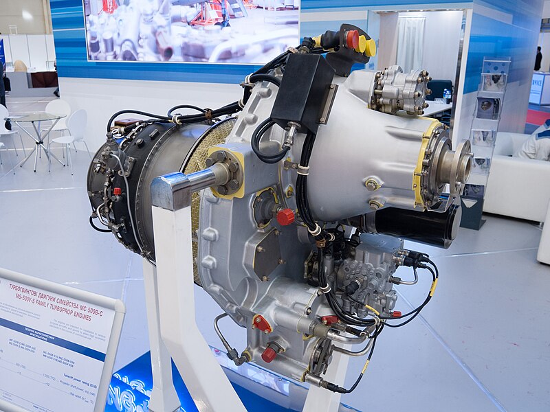 File:Motor Sich MS-500V-S engine, Kyiv 2018, 99.jpg