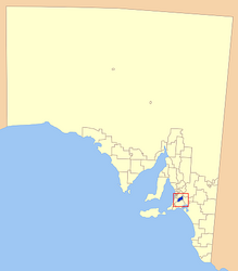 Municipalitatea Mount Barker - Harta