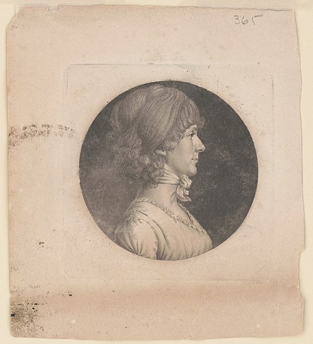 Mrs. David Meade Randolph, head-and-shoulders portrait, right profile LCCN2007677865.jpg