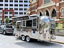 Street food truck near Albert Street Uniting Church Mughlai Cuisine food truck in Brisbane, Queensland.jpg