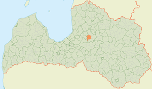 Parroquia de Nitauri en el mapa