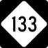 Солтүстік Каролина тас жолы 133 маркері