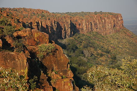 Cliffs of the plateau