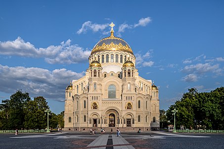 The Kronstadt Naval Cathedral in Saint Petersburg, Russia