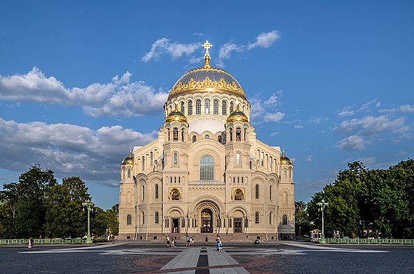 Naval Cathedral of Saint Nicholas in Kronstadt, by Vasily Kosyakov