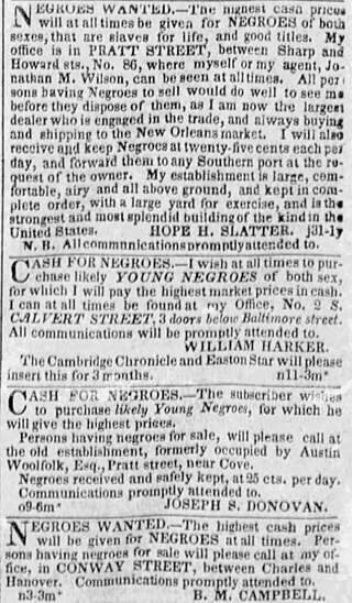 <span class="mw-page-title-main">Bernard M. Campbell and Walter L. Campbell</span> American slave trader (1810–1890)