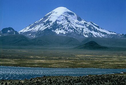 Bolivia's highest mountain Nevado Sajama, 6,542m