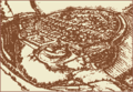 Нинофер като град ок. 1215