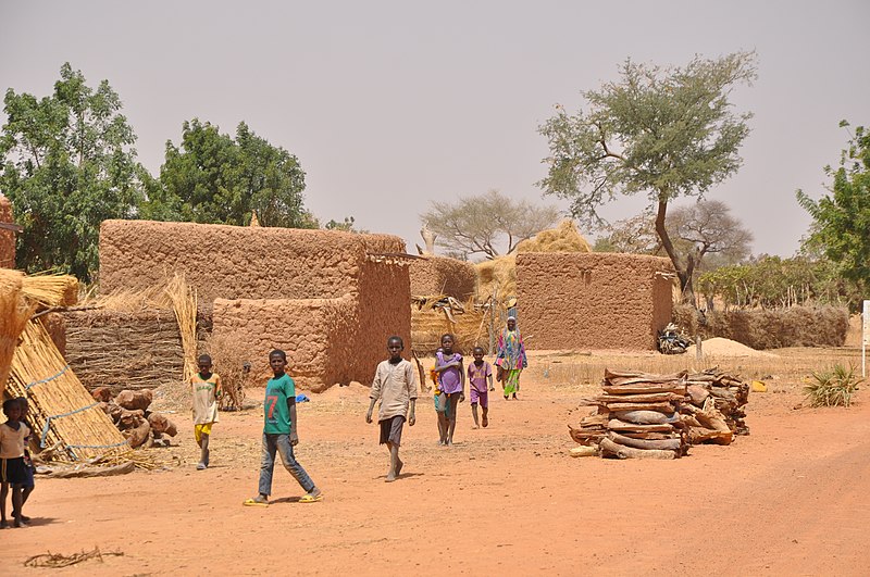 File:Niger, Hamka (6), village scene.jpg