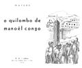 Capa do livro de Carlos Lacerda (sob o pseudônimo de Marcos) sobre a revolta de escravos liderada por Manoel Congo no século XIX em Vassouras, na província do Rio de Janeiro