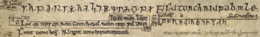 The ogam lochlannach
, Book of Ballymote, fol. 170v Ogham futhark ballymote.png