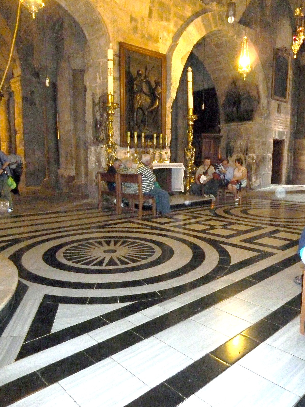 File Old Jerusalem Church Of The Holy Sepulchre Floor Tiles At