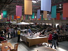 Shopping at the weekly Old Bus Depot Markets, Kingston Old bus depot markets.jpg