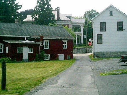 One of the many small alleys connected to Main Street in Mercersburg
