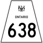 Highway 638 schild