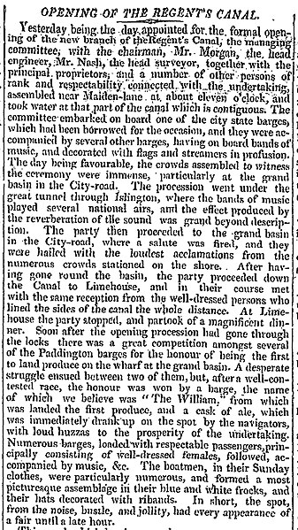 File:Opening of the Regent's Canal.jpg