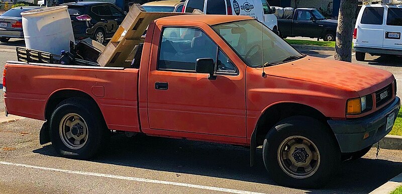 File:Orange Isuzu Pickup.jpg