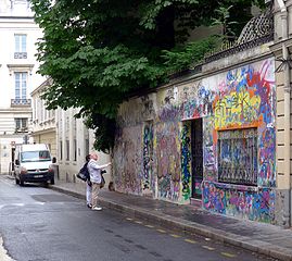セルジュ・ゲンスブールのヴェルヌイユ通り (Rue de Verneuil) 5番地bisの自宅跡