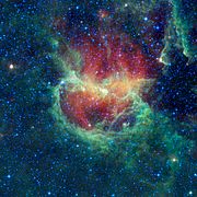 La nebulosa de Lambda Centauri, una regió de formació d'estrelles en la Via Làctia