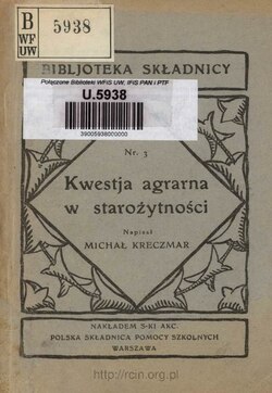 Okładka lub karta tytułowa